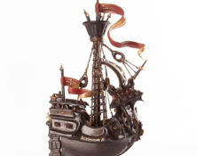 Скульптура корабля нао “Святой Николай” из серии Ганза